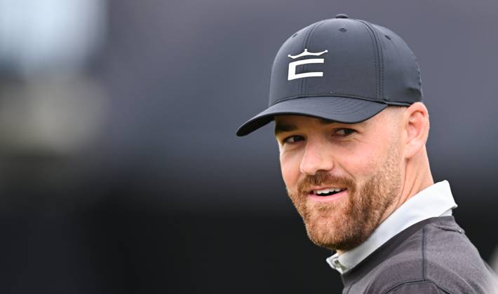 Mandatory Credit: Photo by Greig Cowie Shutterstock (14012011ab) Haydn Barron on the 3rd fairway The British Open Championship, Practice, Golf, Royal Liverpool Golf Club, Liverpool, UK - 17 Jul 2023 The British Open Championship, Practice, Golf, Royal Liverpool Golf Club, Liverpool, UK - 17 Jul 2023  Copyright: xGreigxCowie Shutterstockx 14012011ab