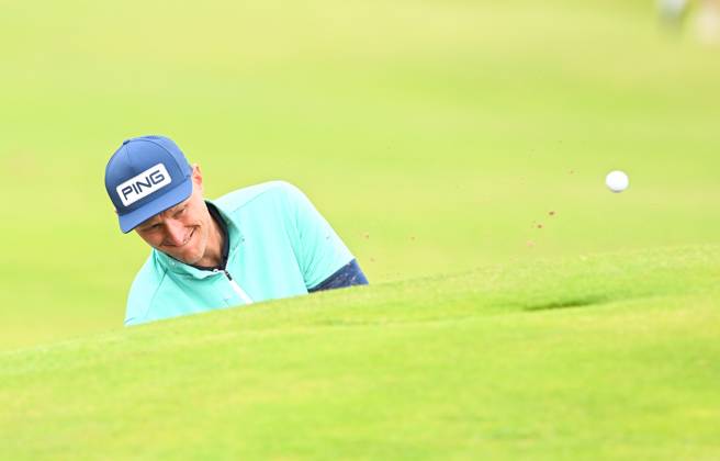 Mandatory Credit: Photo by Greig Cowie Shutterstock (14012011ae) Adrian Meronk on the 2nd Green The British Open Championship, Practice, Golf, Royal Liverpool Golf Club, Liverpool, UK - 17 Jul 2023 The British Open Championship, Practice, Golf, Royal Liverpool Golf Club, Liverpool, UK - 17 Jul 2023  Copyright: xGreigxCowie Shutterstockx 14012011ae