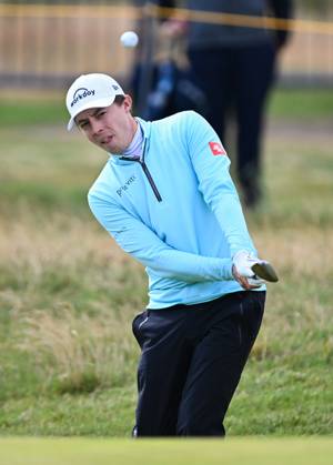 Mandatory Credit: Photo by Greig Cowie Shutterstock (14012011bv) Matt Fitzpatrick on the 1st Green The British Open Championship, Practice, Golf, Royal Liverpool Golf Club, Liverpool, UK - 17 Jul 2023 The British Open Championship, Practice, Golf, Royal Liverpool Golf Club, Liverpool, UK - 17 Jul 2023  Copyright: xGreigxCowie Shutterstockx 14012011bv
