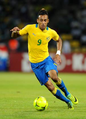 2012 African Cup of Nations, Gabon Vs Tunisia Gabon s Pierre Aubameyang during the 2012 African Cup of Nations soccer match, Gabon Vs Tunisia at Franceville Stadium in Franceville, Gabon on January 31, 2012. Gabon won 1-0. Photo by ABACAPRESS.COM Franceville Gabon  Copyright: xABACAx 306725_031 ABACAx 306725_031