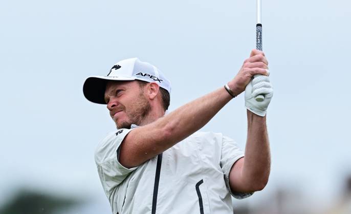 Mandatory Credit: Photo by Greig Cowie Shutterstock (14015635ai) Danny Willett on the 2nd fairway The British Open Championship, Day Three, Golf, Royal Liverpool Golf Club, Liverpool, UK - 22 Jul 2023 The British Open Championship, Day Three, Golf, Royal Liverpool Golf Club, Liverpool, UK - 22 Jul 2023  Copyright: xGreigxCowie Shutterstockx 14015635ai