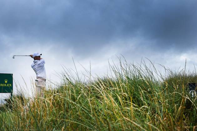 Mandatory Credit: Photo by Greig Cowie Shutterstock (14015635cw) Rory McIlroy on the 13th Tee The British Open Championship, Day Three, Golf, Royal Liverpool Golf Club, Liverpool, UK - 22 Jul 2023 The British Open Championship, Day Three, Golf, Royal Liverpool Golf Club, Liverpool, UK - 22 Jul 2023  Copyright: xGreigxCowie Shutterstockx 14015635cw