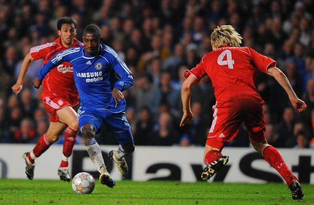 UEFA Champions League Soccer match, Semi Final, Chelsea vs Liverpool Chelsea s Salomon Kallou during the UEFA Champions League Soccer match, Semi Final, Second Leg, Chelsea vs Liverpool at the Stamford Bridge in London, UK on April 30, 2008. Chelsea won 3-2. Chelsea reach his first Champions League final. Photo by Steeve McMay Cameleon ABACAPRESS.COM London - Copyright: xMcMayxSteve ABACAx 151133_29 McMayxSteve ABACAx 151133_29