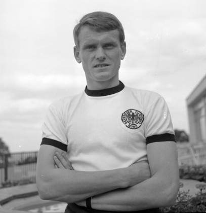RECORD DATE NOT STATED Torwart Sepp Maier (Deutschland) Porträt im Nationaltrikot 23.05.1966 in Hofheim im Taunus