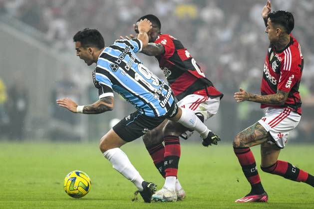 Flamengo x Grêmio RIO DE JANEIRO, RJ - 16.08.2023: FLAMENGO X GRÊMIO - Cristaldo during Flamengo x Grêmio held at the Maracanã Stadium, for the second leg of the Copa do Brasil semi-final, this Wednesday night (16), in Rio de Janeiro, RJ. (Photo: Celso Pupo Fotoarena) x2419441x CelsoxPupo