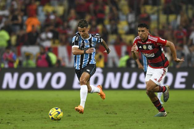 Flamengo x Grêmio RIO DE JANEIRO, RJ - 16.08.2023: FLAMENGO X GRÊMIO - Ferreira during Flamengo x Grêmio held at the Maracanã Stadium, for the second leg of the Copa do Brasil semi-final, this Wednesday night (16), in Rio de Janeiro, RJ. (Photo: Celso Pupo Fotoarena) x2419447x CelsoxPupo