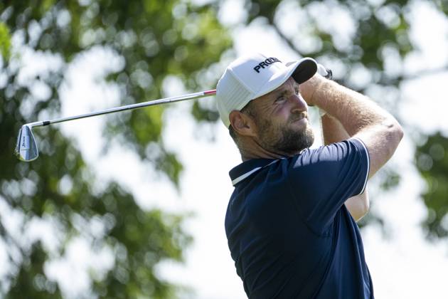 Ales Korinek from Czech Republic in action during the Czech Open 2023 men s golf tournament, part of the Czech PGA, Golf Herren Tour, 1st round, on August 17, 2023, in Beroun, Czech Republic. (CTKxPhoto OndrejxDeml) CTKPhotoP2023081703547  CTKPhotoP2023081703547