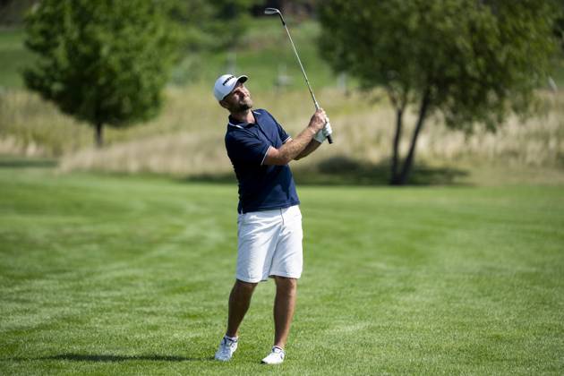 Ales Korinek from Czech Republic in action during the Czech Open 2023 men s golf tournament, part of the Czech PGA, Golf Herren Tour, 1st round, on August 17, 2023, in Beroun, Czech Republic. (CTKxPhoto OndrejxDeml) CTKPhotoP2023081703556  CTKPhotoP2023081703556