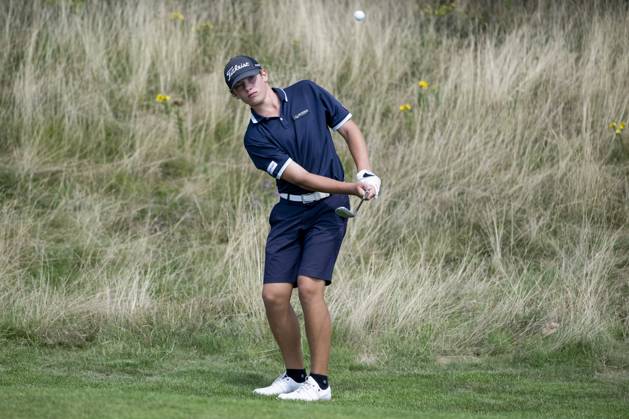 Louis Klein from Czech Republic in action during the Czech Open 2023 men s golf tournament, part of the Czech PGA, Golf Herren Tour, 1st round, on August 17, 2023, in Beroun, Czech Republic. (CTKxPhoto OndrejxDeml) CTKPhotoP2023081704420  CTKPhotoP2023081704420