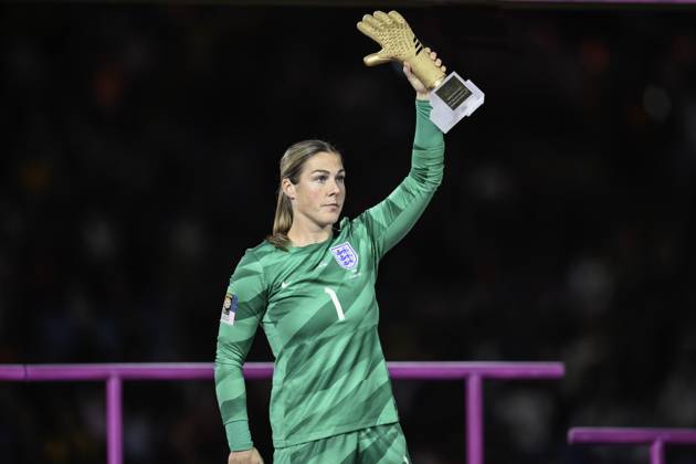 Mary Earps of England winning the golden glove award at the FIFA Women s World Cup 2023 Final match between Spain Women and England Women at Stadium Australia, Sydney, Australia on 20 August 2023. Copyright: xRichardxNicholsonx 38140017