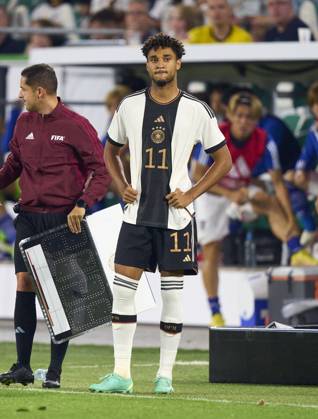 Kevin Schade, DFB 11 in the friendly match GERMANY - JAPAN 1-4 DEUTSCHLAND - JAPAN Preparation for European Championships 2024 in Germany ,Season 2023 2024, on Sept 9, 2023 in Wolfsburg, Germany.