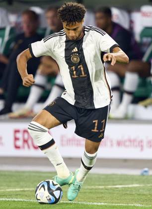 Kevin Schade, DFB 11 in the friendly match GERMANY - JAPAN 1-4 DEUTSCHLAND - JAPAN Preparation for European Championships 2024 in Germany ,Season 2023 2024, on Sept 9, 2023 in Wolfsburg, Germany.