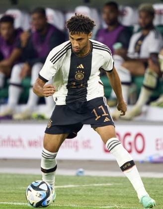 Kevin Schade, DFB 11 in the friendly match GERMANY - JAPAN 1-4 DEUTSCHLAND - JAPAN Preparation for European Championships 2024 in Germany ,Season 2023 2024, on Sept 9, 2023 in Wolfsburg, Germany.