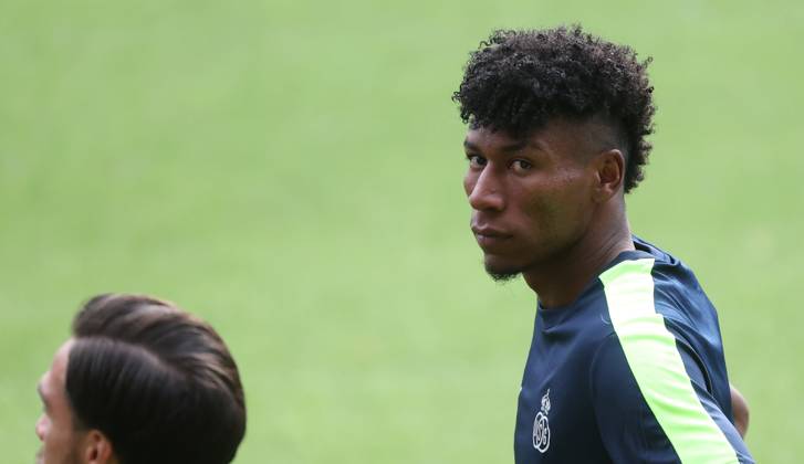 Union s Kevin Rodriguez pictured during a training session of Belgian soccer team Royale Union Saint Gilloise, on Wednesday 20 September 2023 in Brussels. The team is preparing for tomorrow s game against French Toulouse FC, on the first day of the group phase of the UEFA Europa League competition, in group E. VIRGINIExLEFOUR x74484563x