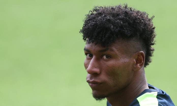 Union s Kevin Rodriguez pictured during a training session of Belgian soccer team Royale Union Saint Gilloise, on Wednesday 20 September 2023 in Brussels. The team is preparing for tomorrow s game against French Toulouse FC, on the first day of the group phase of the UEFA Europa League competition, in group E. VIRGINIExLEFOUR x74485066x