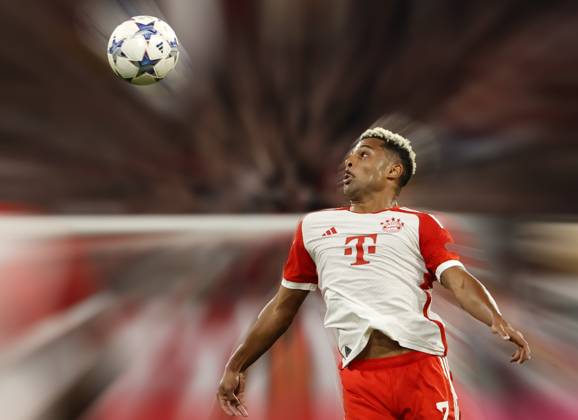 20.09.2022, CL., Champions League, FC Bayern Muenchen vs Manchester United, ManU Allianz Arena Muenchen, Fussball, im Bild: Serge Gnabry (FC Bayern Muenchen)