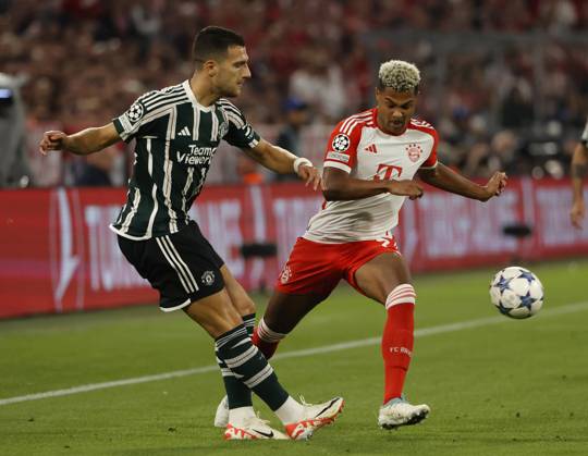 20.09.2022, CL., Champions League, FC Bayern Muenchen vs Manchester United, ManU Allianz Arena Muenchen, Fussball, im Bild: vs Serge Gnabry (FC Bayern Muenchen)