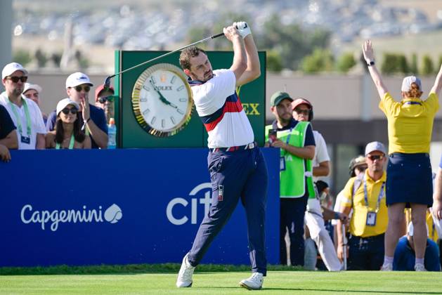 Patrick Cantlay (USA) during the Ryder Cup 2023 at Marco Simone Golf & Country Club on September 30, 2023 in Rome Italy.  Copyright: xFabrizioxCorradetti IPAxSportx x xx IPA_40694323 IPA_IPA40694323