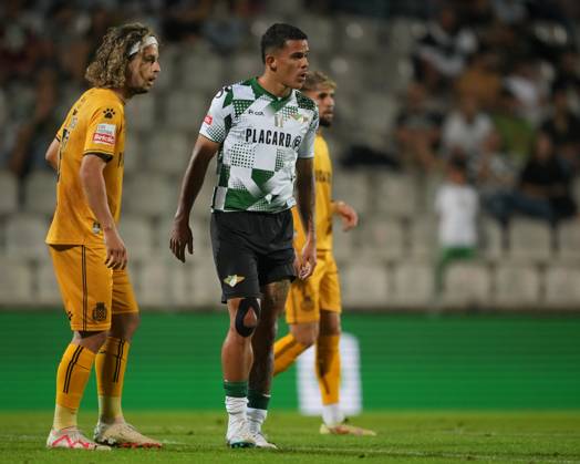 Moreirense FC v Boavista FC - Liga Portugal BETCLIC - 8ª Jornada Wallisson Maximo do Moreirense FC durante partida entre Moreirense FC v Boavista FC valida pela Liga Portugal BETCLIC - 8ª Jornada no Estadio Comendador Joaquim de Almeida Freitas, Moreira de Conegos, Portugal (Foto de Pedro Loureiro Avant Sports) Moreira de Conegos Estadio Comendador Joaquim de Almeida Freitas Portugal Copyright: xPedroxLoureiro AvantxSportsx