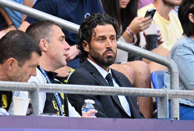 Fabio Grosso (lyon) FOOTBALL: Olympique Lyonnais vs FC Lorient - Ligue 1 - 08 10 2023 FredericChambert Panoramic
