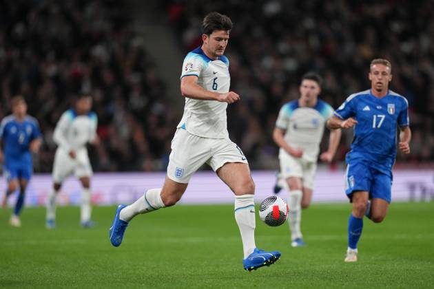 Harry Maguire Manchester United, ManU of England during the international match, Länderspiel, Nationalmannschaft between England and Italy at Wembley Stadium, London, England on 17 October 2023. Copyright: xDavidxHornx PMI-5839-0054