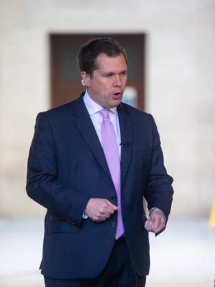 October 22, 2023, London, England, United Kingdom: Minister for Immigration ROBERT JENRICK is seen outside BBC as he appears on Sunday With Laura Kuenssberg. London United Kingdom - ZUMAs262 20231022_zip_s262_018 Copyright: xTayfunxSalcix