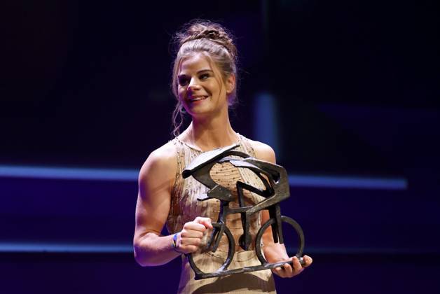 De Flandrien 2023 OOSTENDE, BELGIUM - NOVEMBER 07 : Kopecky Lotte of Team SD Worx pictured during the 2023 Flandrien award ceremony, organized by newspaper Het Nieuwsblad on November 7, 2023 in Oostende, Belgium, 07 11 2023 Oostende Belgium  Copyright: xJanxDexMeuleneirx