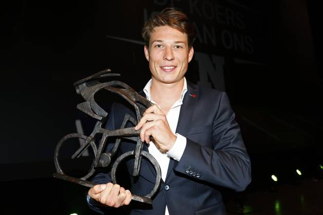 De Flandrien 2023 OOSTENDE, BELGIUM - NOVEMBER 07 : Philipsen Jasper (BEL) of Alpecin-Deceuninck pictured during the 2023 Flandrien award ceremony, organized by newspaper Het Nieuwsblad on November 7, 2023 in Oostende, Belgium, 07 11 2023 Oostende Belgium  Copyright: xJanxDexMeuleneirx