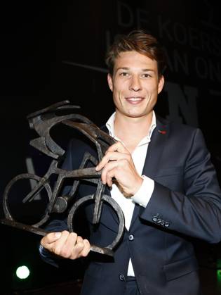 De Flandrien 2023 OOSTENDE, BELGIUM - NOVEMBER 07 : Philipsen Jasper (BEL) of Alpecin-Deceuninck pictured during the 2023 Flandrien award ceremony, organized by newspaper Het Nieuwsblad on November 7, 2023 in Oostende, Belgium, 07 11 2023 Oostende Belgium  Copyright: xJanxDexMeuleneirx