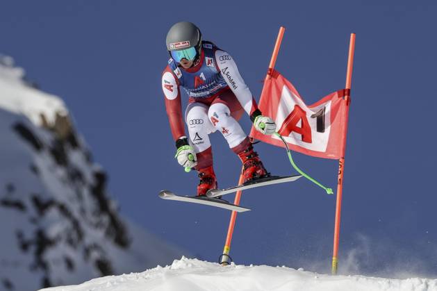 ALPINE SKIING - Ski Austria, training SOELDEN,AUSTRIA,08.NOV.23 - ALPINE SKIING - Ski Austria, downhill, training, ladies. Image shows Sabrina Maier (AUT). GEPAxpictures xPatrickxSteiner