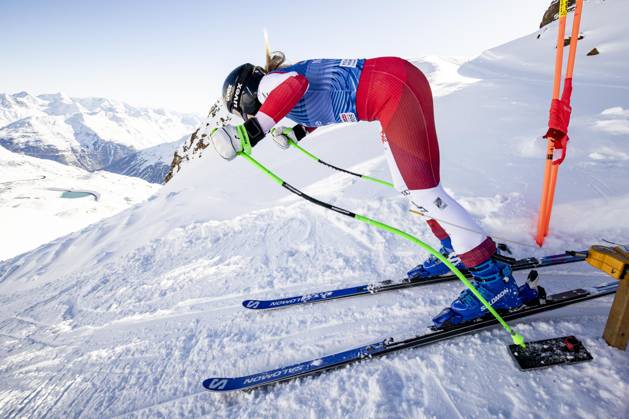ALPINE SKIING - Ski Austria, training SOELDEN,AUSTRIA,08.NOV.23 - ALPINE SKIING - Ski Austria, downhill, training, ladies. Image shows Nadine Fest (AUT). GEPAxpictures xPatrickxSteiner