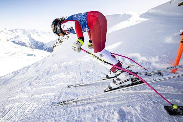 ALPINE SKIING - Ski Austria, training SOELDEN,AUSTRIA,08.NOV.23 - ALPINE SKIING - Ski Austria, downhill, training, ladies. Image shows Stephanie Venier (AUT). GEPAxpictures xPatrickxSteiner