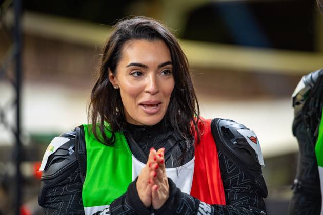 TV Total Wok WM; Veltins Eisarena Winterberg, 11.11.2023 Valentina Maceri, Team Italien; TV Total Wok WM; Veltins Eisarena Winterberg, 11.11.2023 Copyright: xBEAUTIFULxSPORTS Erlhofx
