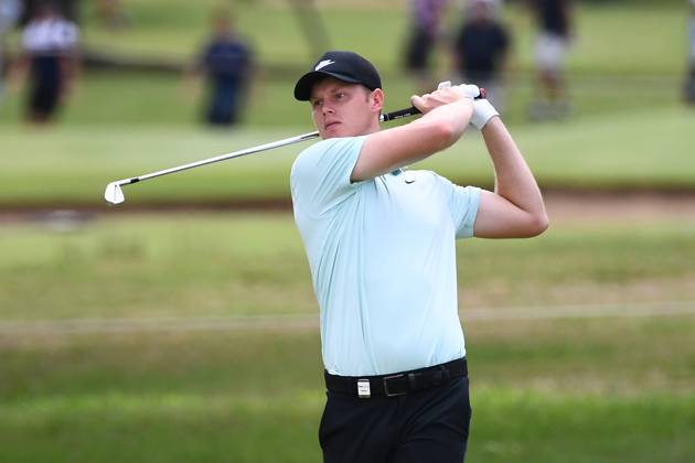 GOLF AUSTRALIAN PGA, Golf Herren Cameron Davis plays a shot during round 1 of the 2023 Fortinet Australian PGA Championship in Brisbane, Thursday, November 23, 2023. ( NO ARCHIVING, EDITORIAL USE ONLY, NO USE IN BOOKS WITHOUT CONSENT BRISBANE QUEENSLAND AUSTRALIA Copyright: xJONOxSEARLEx 20231123001868621176