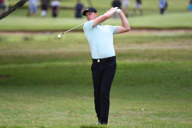 GOLF AUSTRALIAN PGA, Golf Herren Cameron Davis plays a shot during round 1 of the 2023 Fortinet Australian PGA Championship in Brisbane, Thursday, November 23, 2023. ( NO ARCHIVING, EDITORIAL USE ONLY, NO USE IN BOOKS WITHOUT CONSENT BRISBANE QUEENSLAND AUSTRALIA Copyright: xJONOxSEARLEx 20231123001868621203