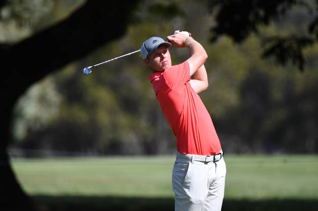 GOLF AUSTRALIAN PGA, Golf Herren Cameron Davis plays a shot during round 2 of the 2023 Australian PGA Championship in Brisbane, Friday, November 24, 2023. ( NO ARCHIVING, EDITORIAL USE ONLY, NO USE IN BOOKS WITHOUT CONSENT BRISBANE QUEENSLAND AUSTRALIA Copyright: xJONOxSEARLEx 20231124001869078258
