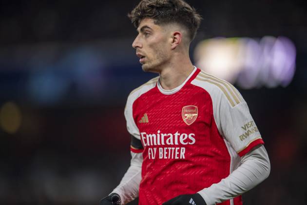 London, England, 29 November 2023: Kai Havertz of Arsenal during the UEFA Champions League football match between Arsenal and Lens at Emirates Stadium in London, England. FOOTBALL : Arsenal vs Lens - UEFA Ligue des Champions - 29 11 2023 SPP Panoramic