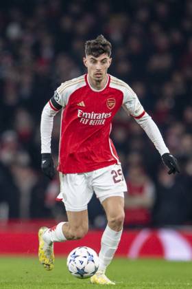 London, England, 29 November 2023: Kai Havertz of Arsenal during the UEFA Champions League football match between Arsenal and Lens at Emirates Stadium in London, England. FOOTBALL : Arsenal vs Lens - UEFA Ligue des Champions - 29 11 2023 SPP Panoramic