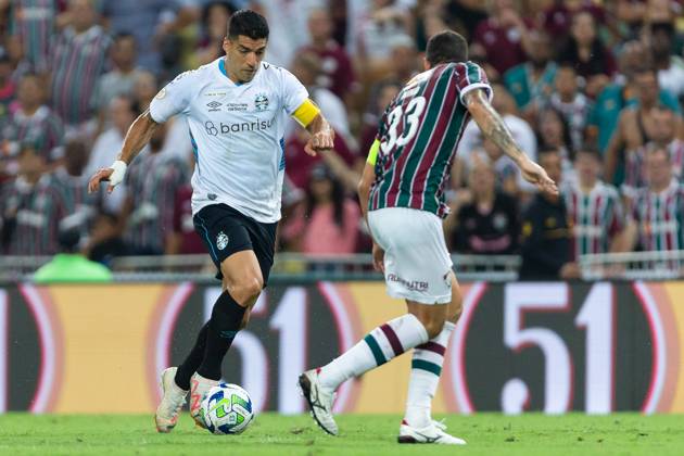 December 6, 2023, Rio de Janeiro, Brazil, Brazil: LUIS SUAREZ of Gremio during the match between Fluminense and Gremio as part of Brasileirao Serie A 2023 at Nilton Santos Stadium on December 06, 2023 in Rio de Janeiro, Brazil. Rio de Janeiro Brazil - ZUMAc227 20231206_zsp_c227_038 Copyright: xRuanoxCarneirox