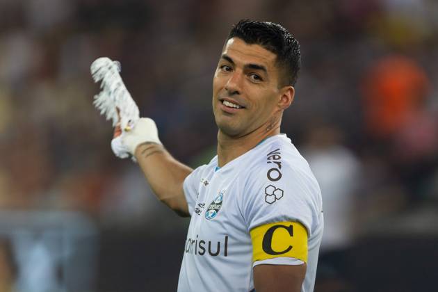 December 6, 2023, Rio de Janeiro, Brazil, Brazil: LUIS SUAREZ of Gremio during the match between Fluminense and Gremio as part of Brasileirao Serie A 2023 at Nilton Santos Stadium on December 06, 2023 in Rio de Janeiro, Brazil. Rio de Janeiro Brazil - ZUMAc227 20231206_zsp_c227_051 Copyright: xRuanoxCarneirox