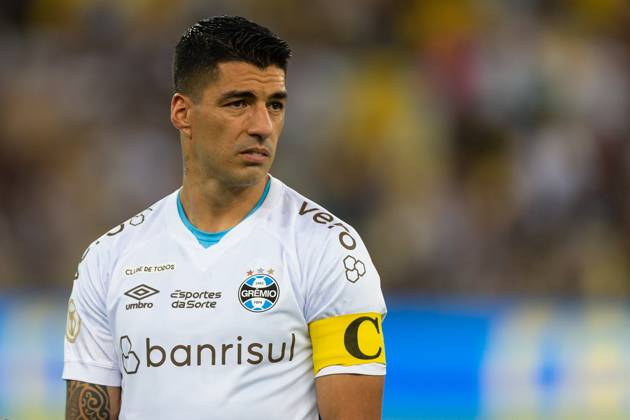 December 6, 2023, Rio de Janeiro, Brazil, Brazil: LUIS SUAREZ of Gremio during the match between Fluminense and Gremio as part of Brasileirao Serie A 2023 at Nilton Santos Stadium on December 06, 2023 in Rio de Janeiro, Brazil. Rio de Janeiro Brazil - ZUMAc227 20231206_zsp_c227_064 Copyright: xRuanoxCarneirox