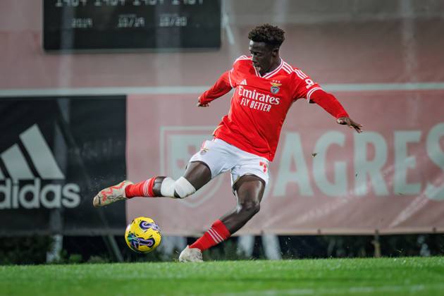 Gerson Sousa during Liga Portugal 2 Sabseg 23 24 game between SL Benfica B and CD Nacional at Benfica Campus, Seixal, Lisbon, Portugal. (Maciej Rogowski) Lisbon Benfica Campus Portugal Copyright: xMaciejxRogowskix slbb-nacional-full-027