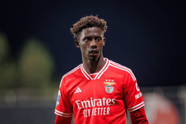 Gerson Sousa during Liga Portugal 2 Sabseg 23 24 game between SL Benfica B and CD Nacional at Benfica Campus, Seixal, Lisbon, Portugal. (Maciej Rogowski) Lisbon Benfica Campus Portugal Copyright: xMaciejxRogowskix slbb-nacional-full-031
