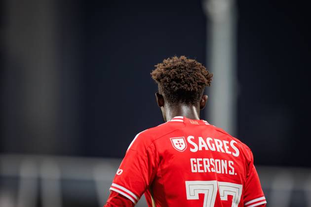 Gerson Sousa during Liga Portugal 2 Sabseg 23 24 game between SL Benfica B and CD Nacional at Benfica Campus, Seixal, Lisbon, Portugal. (Maciej Rogowski) Lisbon Benfica Campus Portugal Copyright: xMaciejxRogowskix slbb-nacional-full-038