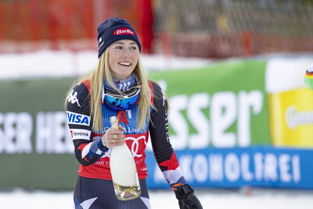 Bilder des Jahres 2023, Sport 12 Dezember Sport Themen der Woche KW52 ALPINE SKIING - FIS WC Lienz LIENZ,AUSTRIA,29.DEC.23 - ALPINE SKIING - FIS World Cup, slalom, ladies. Image shows Mikaela Shiffrin (USA). GEPAxpictures xGintarexKarpaviciute