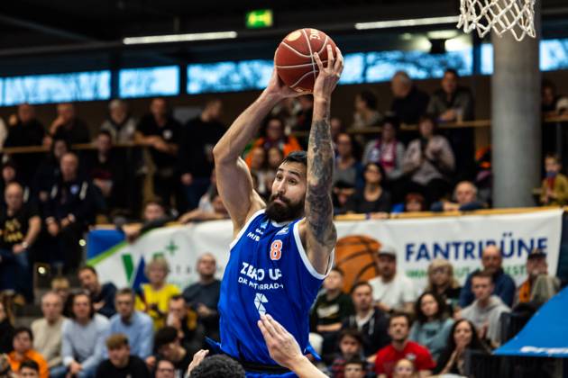 easyCredit Basketball Bundesliga, Syntainics MBC - Tigers Tübingen 14.01.2023, easyCredit Basketball Bundesliga, BBL, Saison 2023 2024, Herren, Syntainics MBC - Tigers Tübingen, Martin Breunig (Syntainics MBC, No 8)