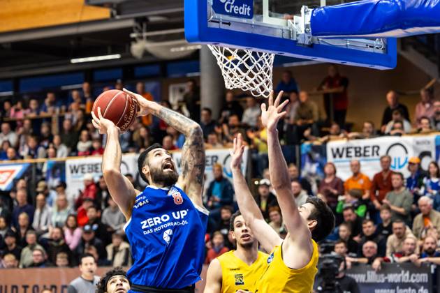 easyCredit Basketball Bundesliga, Syntainics MBC - Tigers Tübingen 14.01.2023, easyCredit Basketball Bundesliga, BBL, Saison 2023 2024, Herren, Syntainics MBC - Tigers Tübingen, Martin Breunig (Syntainics MBC, No 8)