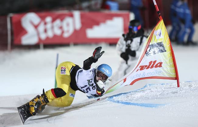 Bilder des Jahres 2024, Sport 01 Januar Sport Themen der Woche KW03 Sport Bilder des Tages SNOWBOARD - FIS WC Bad Gastein BAD GASTEIN,AUSTRIA,16.JAN.24 - SNOWBOARD - FIS World Cup, parallel slalom, women. Image shows Salome Jansing (GER).  GEPAxpictures xWolfgangxGrebien