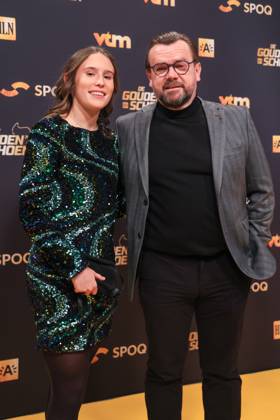 240118 Gala Gouden Schoen 2024 Marie Detruyer of OHL Women pictured during the 70 th men edition of the Goldens Shoe Award ceremony and the 8 th Women s edition. The Golden Shoe , Gouden Schoen , Soulier d™Or is an award for the best soccer player of the Belgian Jupiler Pro League championship during the year 2023. The female award is for the best Belgian female player of 2023. On Thursday 18 January 2024 in Antwerp , BELGIUM . (Photo by Frank Abbeloos & Stijn Audooren Isosport) ANTWERP BELGIUM  Copyright: xx 430701