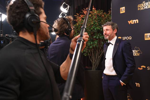 240118 Gala Gouden Schoen 2024 Head coach of Antwerp Mark Van Bommel pictured during the 70 th men edition of the Goldens Shoe Award ceremony and the 8 th Women s edition. The Golden Shoe , Gouden Schoen , Soulier d™Or is an award for the best soccer player of the Belgian Jupiler Pro League championship during the year 2023. The female award is for the best Belgian female player of 2023. On Thursday 18 January 2024 in Antwerp , BELGIUM . (Photo by Frank Abbeloos & Stijn Audooren Isosport) ANTWERP BELGIUM  Copyright: xx 430789